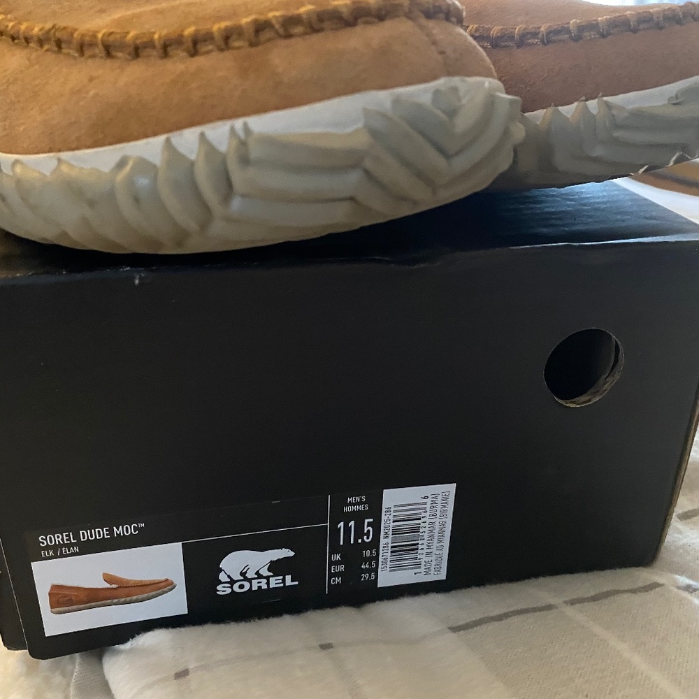 Sorel Tan Loafers